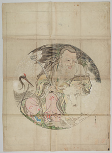 探幽／寿老図