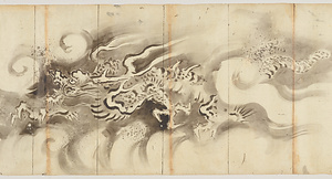 探幽／龍虎屏風地取 