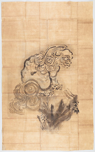 探幽／獅子図 