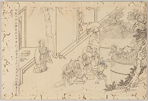 王振鵬／孔子一世蹤跡図 