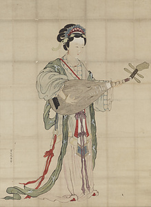 仇英／美人図