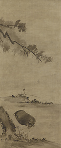 張芳汝／牧童図 