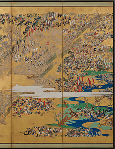 長篠合戦図屏風（模本） 
