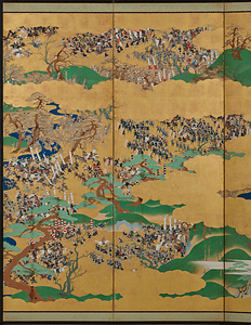 長篠合戦図屏風（模本） 