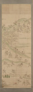 筆者不詳／小牧山合戦屏風絵 