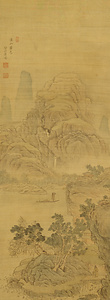 溪山霽色図
