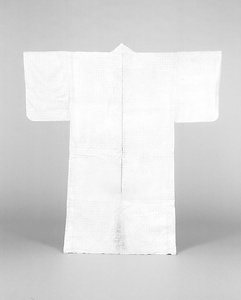 摺箔 白地七宝繫模様