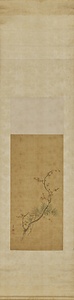 蝋梅図軸