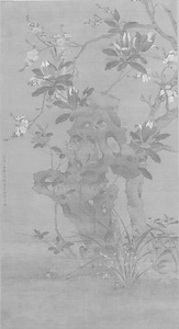 花卉図軸