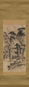 山水図軸
