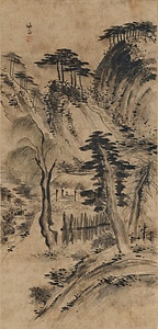 山水図軸 さんすいずじく