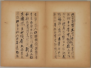 行草書論律法疏草冊 ぎょうそうしょろんりつほうそそうさつ