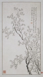 墨梅図軸