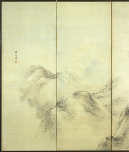 山水図屏風 さんすいずびょうぶ