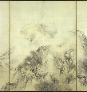 山水図屏風 さんすいずびょうぶ