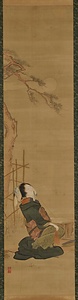 月下砧打美人図