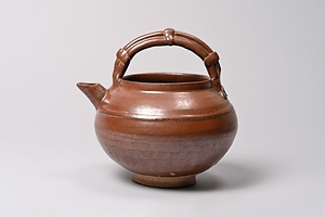 柿釉提梁水注