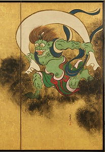 風神雷神図屏風 ふうじんらいじんずびょうぶ
