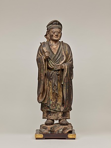 大聖老人立像（文殊菩薩騎獅像および侍者立像のうち） だいしょうろうじんりゅうぞう（もんじゅぼさつきしぞうおよびじしゃりゅうぞうのうち）