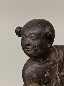 善財童子立像（文殊菩薩騎獅像および侍者立像のうち） ぜんざいどうじりゅうぞう（もんじゅぼさつきしぞうおよびじしゃりゅうぞうのうち）