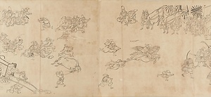年中行事絵巻（模本）甲六 稲荷祭 