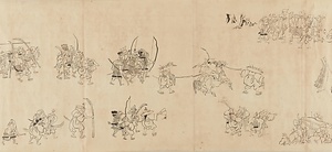 年中行事絵巻（模本）甲六 稲荷祭 