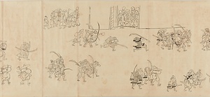年中行事絵巻（模本）甲六 稲荷祭 