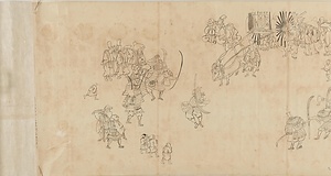 年中行事絵巻（模本）甲六 稲荷祭 