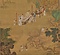 桃李園図軸