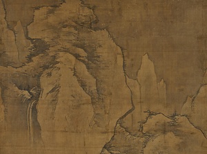 道院馴鶴図軸 どういんじゅんかくずじく