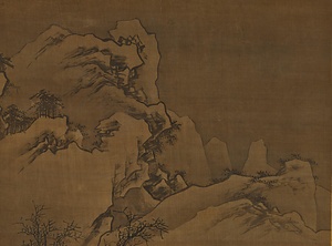 騎驢訪友図軸 きろほうゆうずじく