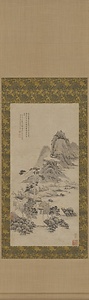訪隠図軸