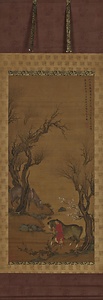 穆王駿驥図軸