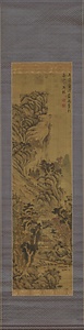 法王蒙秋渓幽居図軸