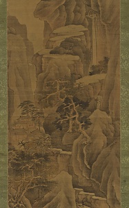 重巒古寺図軸 ちょうらんこじずじく
