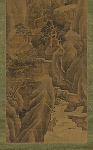 重巒古寺図軸 ちょうらんこじずじく