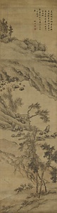 岩壑風雨図軸 がんがくふううずじく