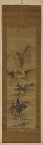 江山洲渚図軸