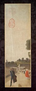 江戸街頭風景図