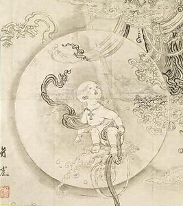 悲母観音 下図 ひぼかんのん　したず