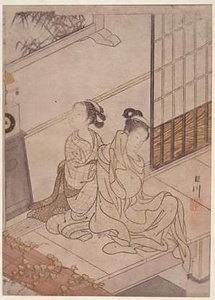 坐鋪八景　時計の晩鐘