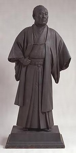 川田小一郎像木型