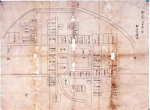 松平忠昭中津留屋敷絵図