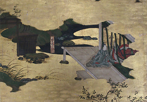 源氏物語図　賢木（巻10 ）