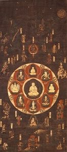絹本著色熊野曼荼羅図
