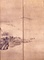 紙本墨画四季山水図　雪村筆　六曲屏風