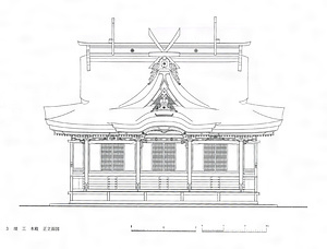 錦織神社　本殿　摂社春日社本殿　摂社天神社本殿 にしごおりじんじゃ　ほんでん　せっしゃかすがしゃほんでん　　せっしゃてんじんしゃほんでん