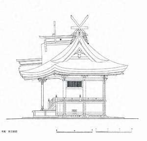 錦織神社　本殿　摂社春日社本殿　摂社天神社本殿 にしごおりじんじゃ　ほんでん　せっしゃかすがしゃほんでん　　せっしゃてんじんしゃほんでん