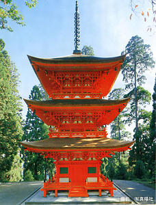 名草神社三重塔 なぐさじんじゃ　さんじゅうのとう