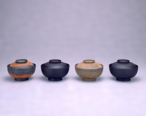 輪島塗煮物椀制作工程見本 わじまぬりにものわんせいさくこうていみほん